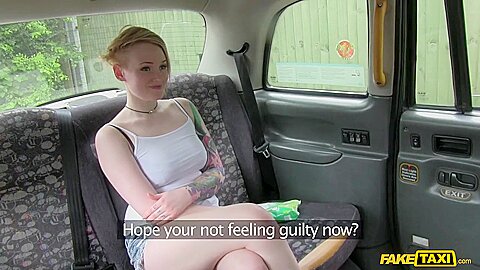 Taxi Driver Gets Longtime Lesbian To Give Cock Another Go 2
